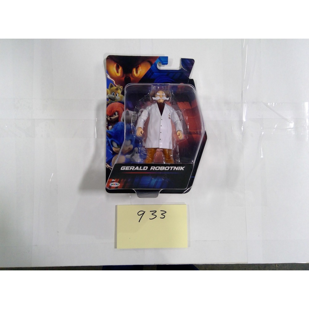 Jakks Sonic the Hedgehog 3 Gerald Robotnik Action Figure 5" White New Sealed